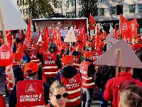 Tarifaktion in Augsburg